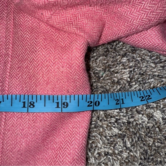 Banana Republic Women's Pink Wool Blend Jacket Blazer Size 14 - Picture 7 of 8